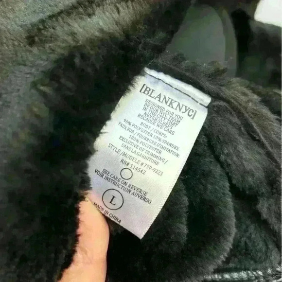 NEW! BLANKNYC Moto Vest in Wild Child Size Large - Picture 6 of 6